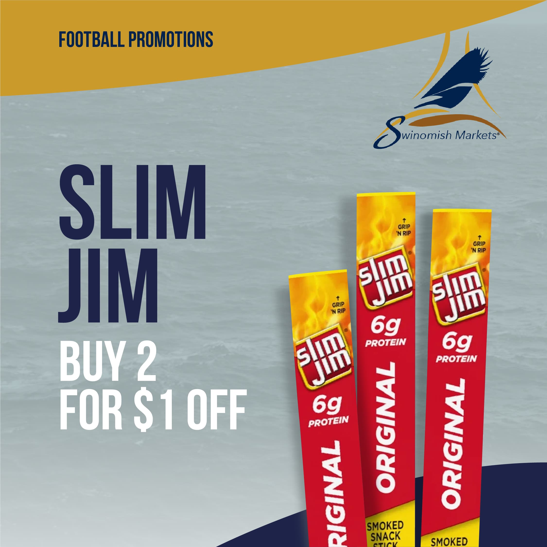 Shop and save on Slim Jim at Swinomish Markets